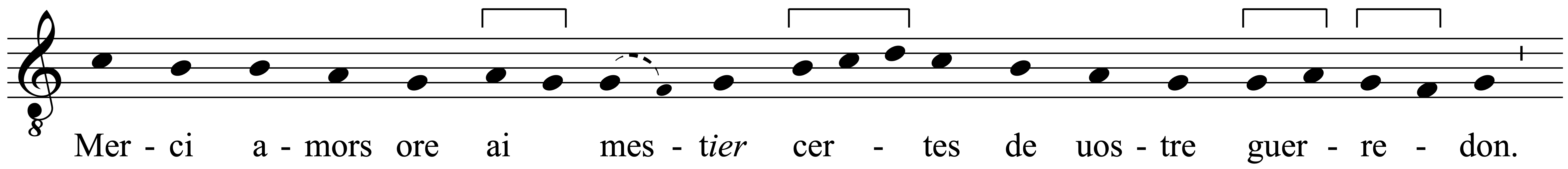 Work musical notation